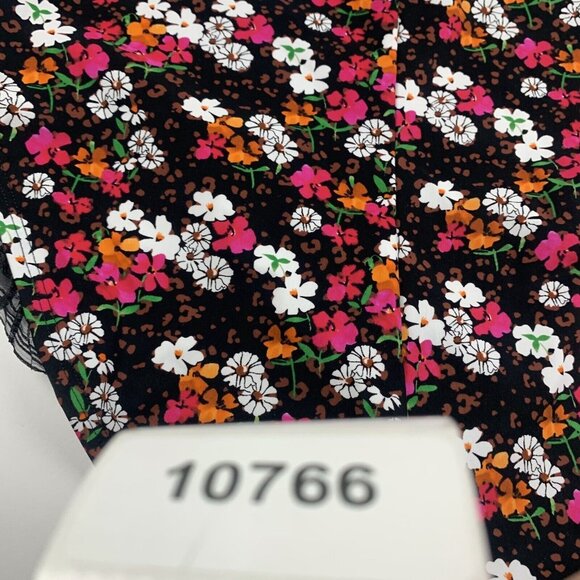 Skinny Dippers Bikini Bottoms Womens XL Black Multi Floral Dora Ruffled Swimwear - Picture 7 of 7